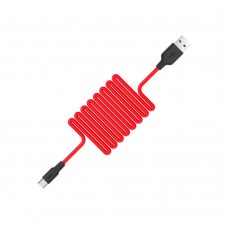Кабель Hoco X21 USB для Type-C 1m черно-красный