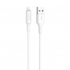 Кабель Hoco X25 USB to Lightning 1m белый