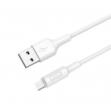 Кабель Hoco X25 USB to MicroUSB 1m белый