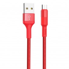 USB кабель Hoco X26 1m Micro червоний