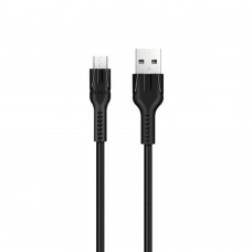 USB кабель Hoco U31 1,2m Micro чорний