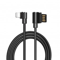 USB кабель Hoco U37 1,2m Lightning чорний