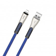 USB кабель Hoco U48 1,2m Lightning синій