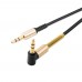 AUX кабель Hoco UPA02 TRS 3.5 - TRS 3.5 1m чорний
