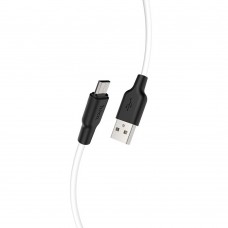 Кабель Hoco X21 Plus USB to MicroUSB 1m черно-белый