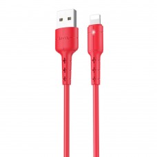 USB кабель Hoco X30 1,2m Lightning червоний