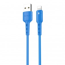 USB кабель Hoco X30 1,2m Lightning синій