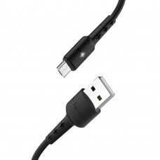 USB кабель Hoco X30 1,2m Micro чорний