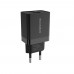 Сетевое зарядное устройство  Borofone  BA17A 1 USB 18W/3A QC3.0 чёрное
