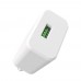 Сетевое зарядное устройство  Borofone  BA32A 1 USB 18W/3A QC3.0 белое