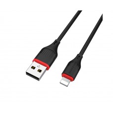 Кабель Borofone BX17 USB to Lightning 1m черный