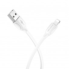 Кабель Borofone BX19 USB to Lightning 1m белый