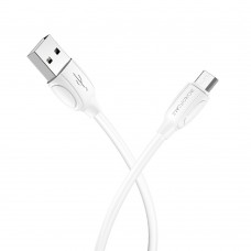 Кабель Borofone BX19 USB to MicroUSB 1m белый