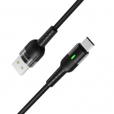 USB кабель Borofone BU17 Type-C 1,2m 3A чорний