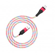 USB кабель Borofone BU19 Lightning 1m червоний