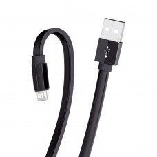 USB кабель  Borofone  BU8 Micro 1,2m 2.4A чёрный