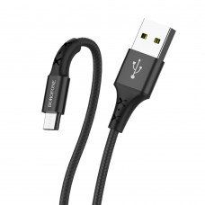 USB кабель Borofone BX20 Micro 2.4A 1m чорний