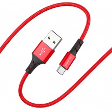 Кабель Borofone BX20 USB to MicroUSB 1m червоний