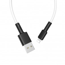 USB кабель Borofone BX31 Lightning 2.4A 1m белый