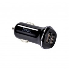 Автомобильное зарядное устройство  Hoco  Z1 2 USB 2.1A чёрное