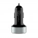 Автомобільний зарядний пристрій Hoco Z26 2 USB 2.1A з дисплеєм чорне