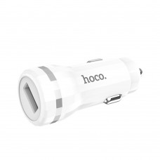 Автомобильное зарядное устройство  Hoco  Z27A 1 USB QC3.0 3A белое