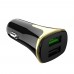 Автомобильное зарядное устройство  Hoco  Z31 2 USB 3.4A чёрное