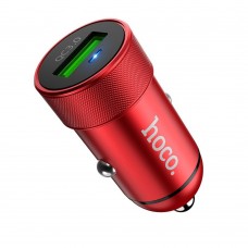 Автомобільний зарядний пристрій Hoco Z32 1 USB 3A червоне