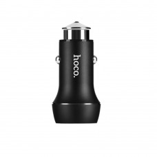 Автомобильное зарядное устройство  Hoco  Z7 2 USB 2.4A чёрное