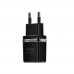 Мережевий зарядний пристрій Hoco C12 2 USB 2.4A Lightning чорне