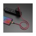 USB кабель Borofone BU25 Micro 1,2m 2.4A червоний