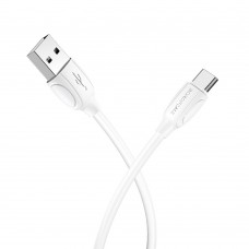 USB кабель Borofone BX19 Type-C 3A 1m білий