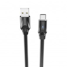 USB кабель Borofone BU12 Type-C 1,2m 2.4A чорний