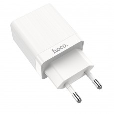 Сетевое зарядное устройство  Hoco  C51A 2 USB 3.4A белое