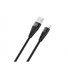 USB кабель Borofone BU10 Lightning 2.4A 1.2m чорний