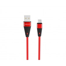 USB кабель Borofone BU10 Micro 2.4A 1.2m красный