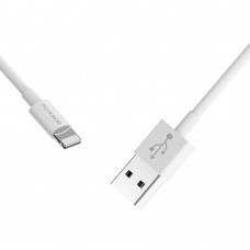 Кабель Borofone BX22 USB to Lightning 1m білий