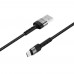 USB кабель Borofone BX34 Micro 1m чорний