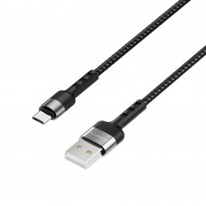 USB кабель Borofone BX34 Micro 1m чорний