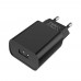 Сетевое зарядное устройство  Borofone  BA20A 1 USB 2.1A чёрное