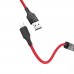 USB кабель Hoco S13 Lightning 2.4A 1.2m червоний