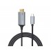 USB кабель Hoco UA13 Type-C - HDMI 1.8m серый