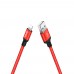 Кабель Hoco X14 USB to Lightning 1m red