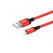 Кабель Hoco X14 USB to Lightning 1m червоний