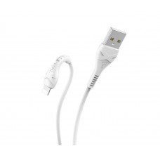 USB кабель Hoco X37 Lightning 2.4A 1m білий