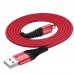 USB кабель Hoco X38 1m 3A Micro червоний