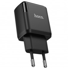 Сетевое зарядное устройство Hoco N7 2 USB 2.1A чёрное