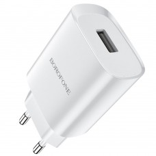 Сетевое зарядное устройство Borofone BN1 1 USB 2.1A белое