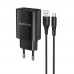 Мережевий зарядний пристрій Borofone BN2 2 USB 2.1A Micro чорне