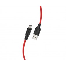 USB кабель Hoco X21 Plus 2m Micro чорно-червоний